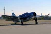 N92879 @ FTW - At Meacham Field - CAF Helldiver at Byam Propeller for prop overhaul. - by Zane Adams