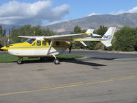 N4CU @ SZP - 1972 Cessna T337G PRESSURIZED TURBO SKYMASTER, two Continental TSIO-360-C 225 Hp each in center-line thrust - by Doug Robertson