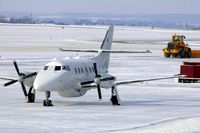 N922CX @ CID - Sat overnight in the snow.