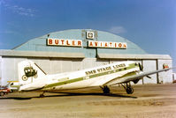 N100DW @ FTW - SMB Stage Lines DC-3 at Meacham Field