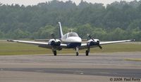 N242RC @ SFQ - Baron taxiing in at Suffolk - by Paul Perry