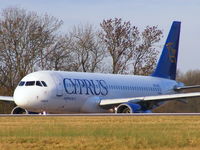 5B-DBD @ EGCC - Cyprus Airways - by chris hall