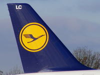 D-AILC @ EGCC - Lufthansa - by chris hall