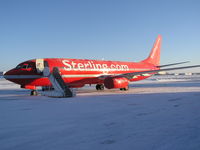 N282AG @ KDLH - Overnight at KDLH. Ferry to KVCV on 22 Dec by Burns & Boling. Minus 26 at pre-flight. - by John J. Boling