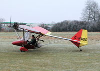 G-MWDS @ EGHP - INTREPID PILOT ARRIVING IN THE FROST NEW YEARS DAY FLY-IN - by BIKE PILOT