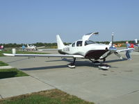 N574RM @ K81 - Lancair Columgia at Miami Co airport day - by hrench