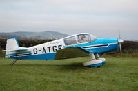 G-ATGE - Jodel GE flies from Gransha airstrip to homebase at Aughrim, near Kilkeel Co. Down, N. Ireland - by Des Cheney