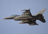 87-0227 @ KBKF - Takeoff Lockheed Martin F-16C Falcon 120th Fighter Squadron at Buckley AFB, CO - by Bluedharma