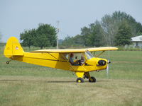 N88574 @ K81 - Piper Cub Miami Co airport days Sept 7, 2007 - by hrench