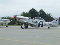 N5151S @ K81 - Replica P-51 at Miami Co Airport Day 2007 - by hrench