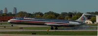 N562AA @ KMSP - Landing Runway 22 at MSP - by Todd Royer