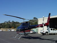 N630GJ @ POC - Making ready to move into the Hanger - by Helicopterfriend