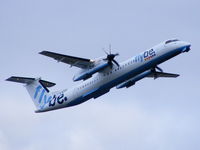 G-ECOZ @ EGCC - flybe - by chris hall