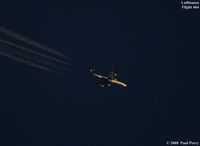 UNKNOWN - Lufthansa Airbus headed south over North Carolina - by Paul Perry