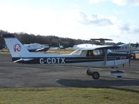 G-CDTX - Reims Cessna 152 at Blackbushe - by Simon Palmer