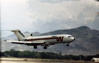 N2811W @ LAS - In May 1973 at Las Vegas was in service with Western Airlines. - by Peter Nicholson