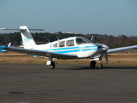 G-BNJR @ EGLK - RESIDENT TURBO ARROW TAXYING TO THE RUN UP AREA - by BIKE PILOT