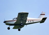 G-AXTI @ EGTF - FINALS FOR RWY 06 - by BIKE PILOT