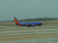 N288WN @ MCI - SWA salutes The Tuskegee Airmen taking off - by Helicopterfriend