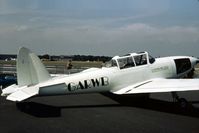 G-ARWB @ FAB - This Aero Bonner Chipmunk was displayed at the 1976 Farnborough Airshow. - by Peter Nicholson
