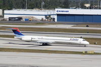 N934DL @ KFLL - MD-88 - by Mark Pasqualino