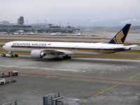 9V-SWN @ LSZH - Boeing B777-312ER 9V-SWN Singapore Airlines - by Alex Smit