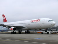 HB-JML @ LSZH - Airbus A340-313 HB-JML Swiss - by Alex Smit