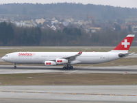 HB-JMC @ LSZH - Airbus A340-313X HB-JMC Swiss - by Alex Smit