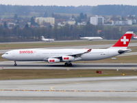 HB-JMD @ LSZH - Airbus A340-313X HB-JMD Swiss - by Alex Smit