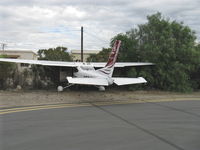 N63127 @ SZP - 2008 Cessna T182T TURBO SKYLANE TC, Lycoming TIO-540-AK1A 235 Hp, landed long, fast and downwind on a bad day-Rwy 04 overrun into airport fence - by Doug Robertson