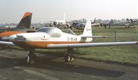 G-BKAM @ EGLF - Slingsby T67M Firefly at Farnborough International 1982 - by Ingo Warnecke