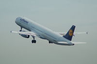 D-AIRB @ EGCC - Lufthansa - Taking Off - by David Burrell