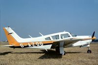 G-AZOG @ EGLK - This Cherokee Arrow attended the 1976 Blackbushe Fly-in. - by Peter Nicholson