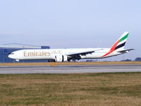A6-EBS @ EGCC - Emirates - by chris hall