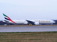 A6-EBS @ EGCC - Emirates - by chris hall