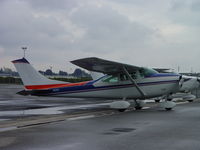 N92458 @ POC - Parked in the rain at Brackett - by Helicopterfriend