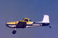 N9860V @ GKY - Banner Towing - by Zane Adams