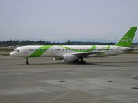 N6703D @ KSEA - The now gone Delta Song green sperm livery - by awhdxer74