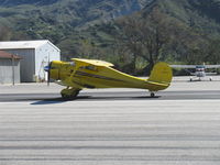 N59832 @ SZP - 1943 Beech D17S STAGGERWING, P&W R-985 Wasp Jr. 450 Hp, landing roll Rwy 04 - by Doug Robertson