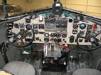 N105CA @ I74 - Cockpit of this former US Army C-47B.  Data plate in cockpit says 43-48459. - by Bob Simmermon