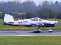 G-EGBS @ EGCV - back tracking up the R/W after landing - by chris hall