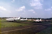 G-SILK @ EGKB - Parked with 2 Cessna 310's at the 1980 Air Fair - by GeoffW