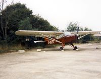 G-ASZX @ EGSN - Beagle A.61 Terrier G-ASZX at Bourn in 1984 - by GeoffW