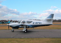 G-HPSL @ EGLK - NICE COMMANDER TAXYING PAST THE CAFE - by BIKE PILOT