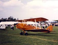 G-AXBW @ EGTC - DH-82A Tiger Moth G-AXBW attending the 1983 PFA Rally at Cranfield - by GeoffW