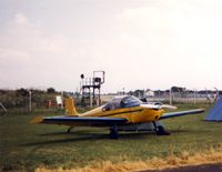 G-AWSS @ EGTC - Druine D.62A Condor G-AWSS attending the 1983 PFA Rally at Cranfield - by GeoffW