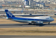 JA8099 @ RJTT - ANA B747 arrives at Haneda - by Terry Fletcher