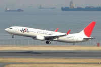 JA301J @ RJTT - JAL B737 lifts off from Haneda - by Terry Fletcher