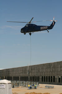N4XY @ GKY - 5 State Helicopters Inc. S-58BT doing a HVAC lift onto a new warehouse near the airport in Arlington, TX - by Zane Adams