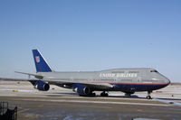N187UA @ KORD - Boeing 747-400